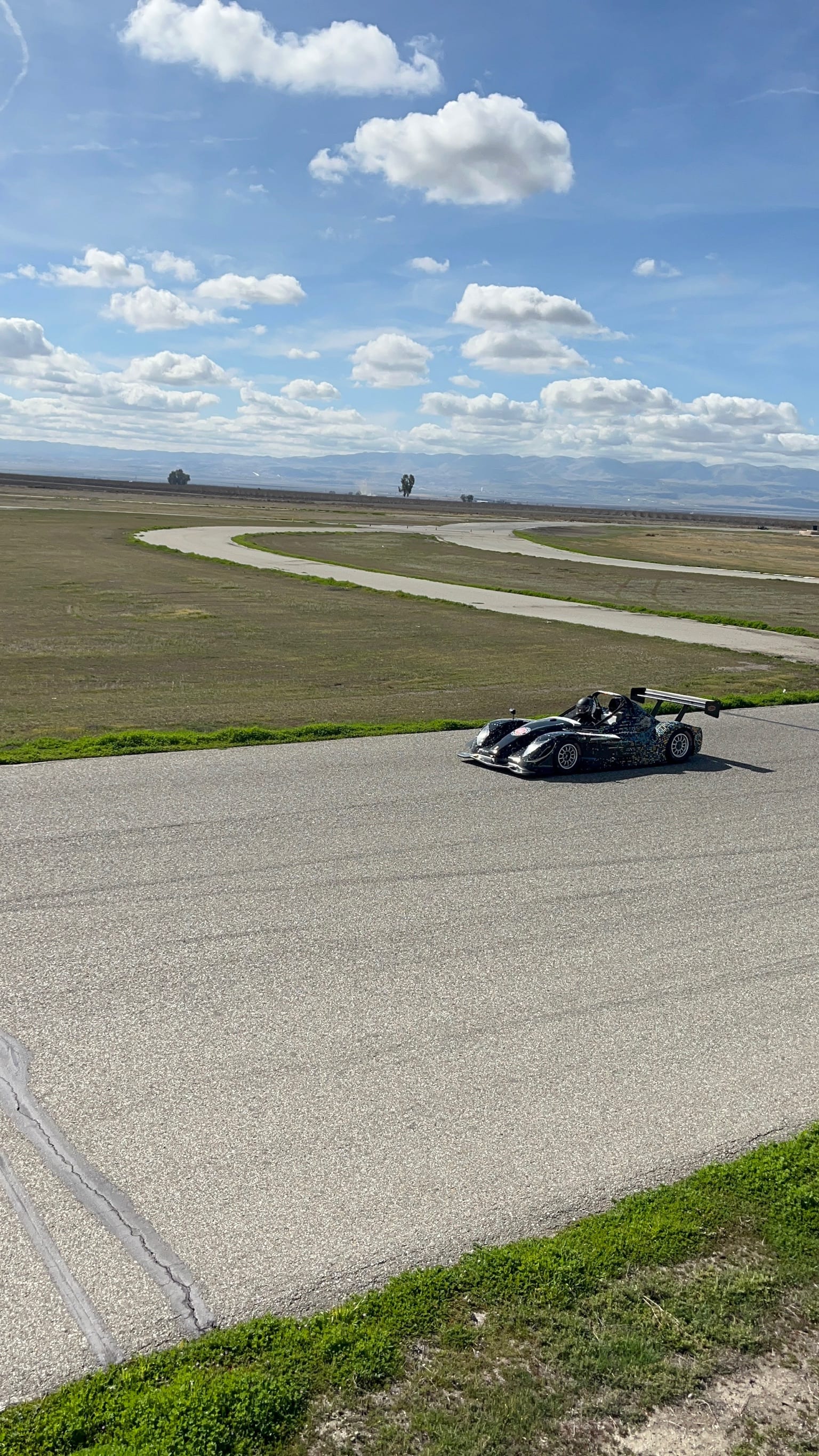 The FastLane Radical SR1 sports racer at Buttonwillow Raceway Park.