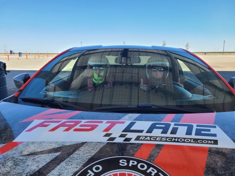 Matt Treglia at FastLane Racing School