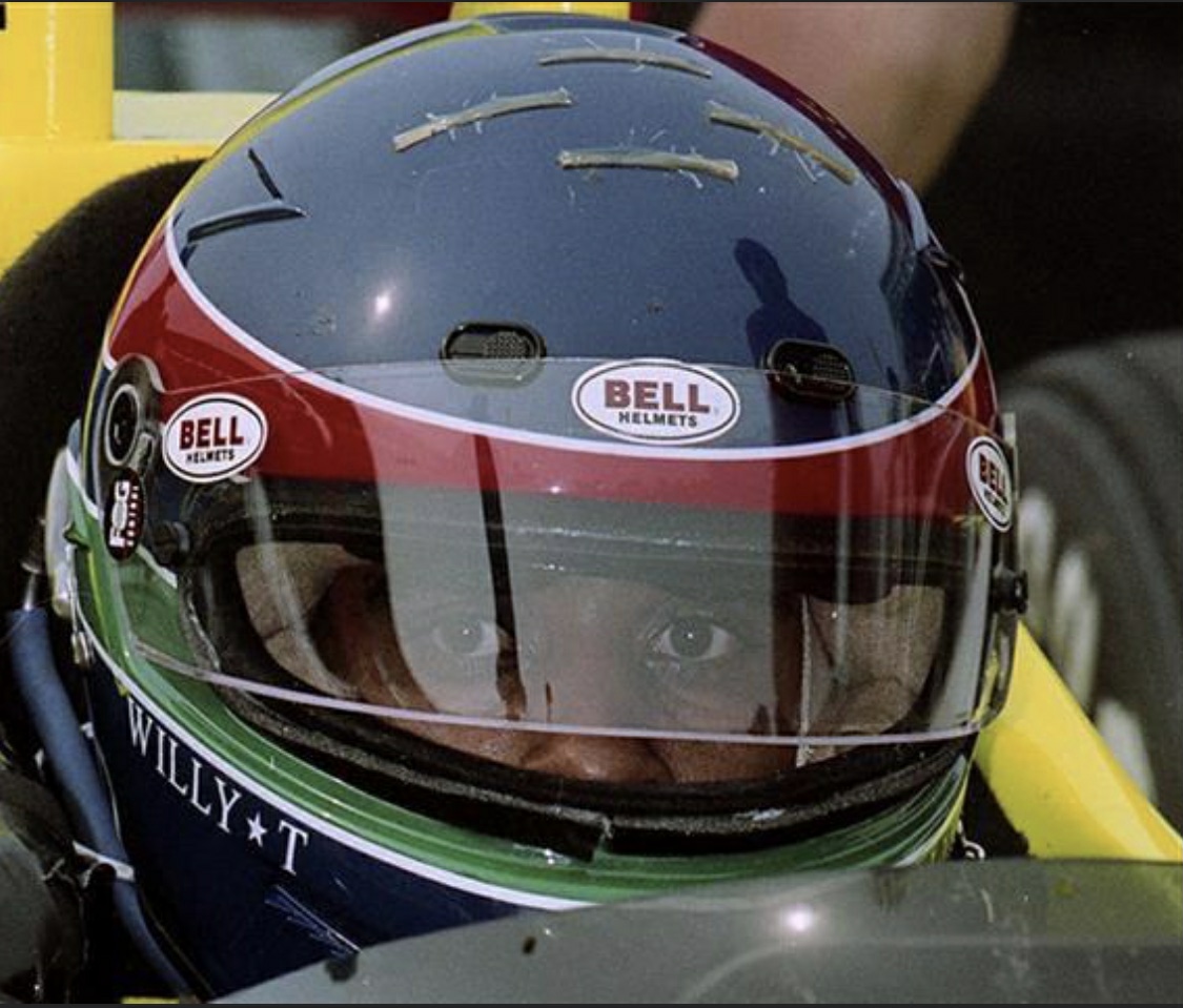 The wide-open eyes of Willy T Ribbs show the look of intense focus – the precise thing needed to be successful at Indianapolis.